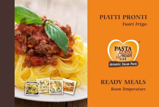 Pasta & Gusto catalogue cover